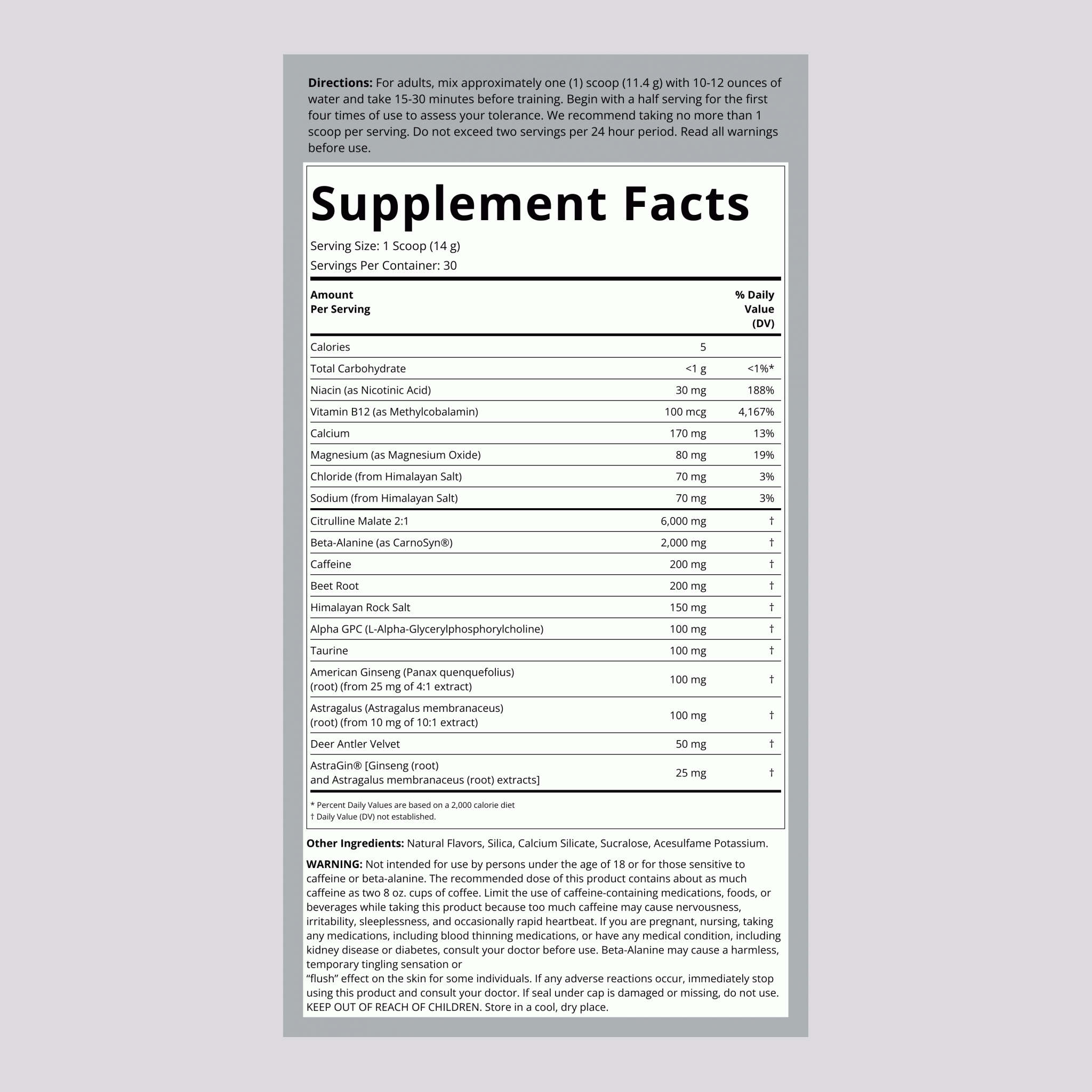 Pre-Workout Intensifier (Juiced Fruit Pump), 12.063 oz (343 g) Bottle