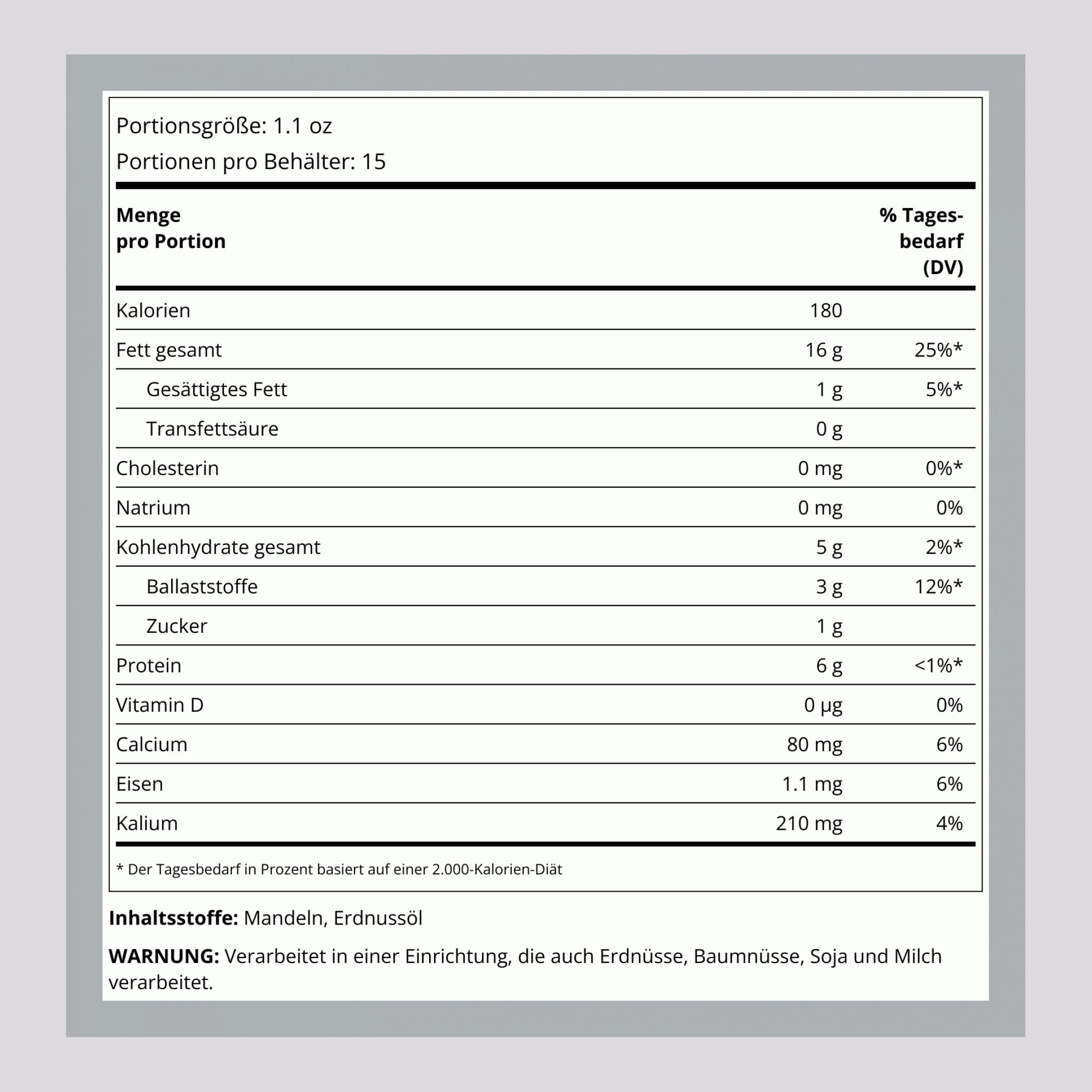 Almonds Roasted Unsalted, 1 lb (454 g) Bag